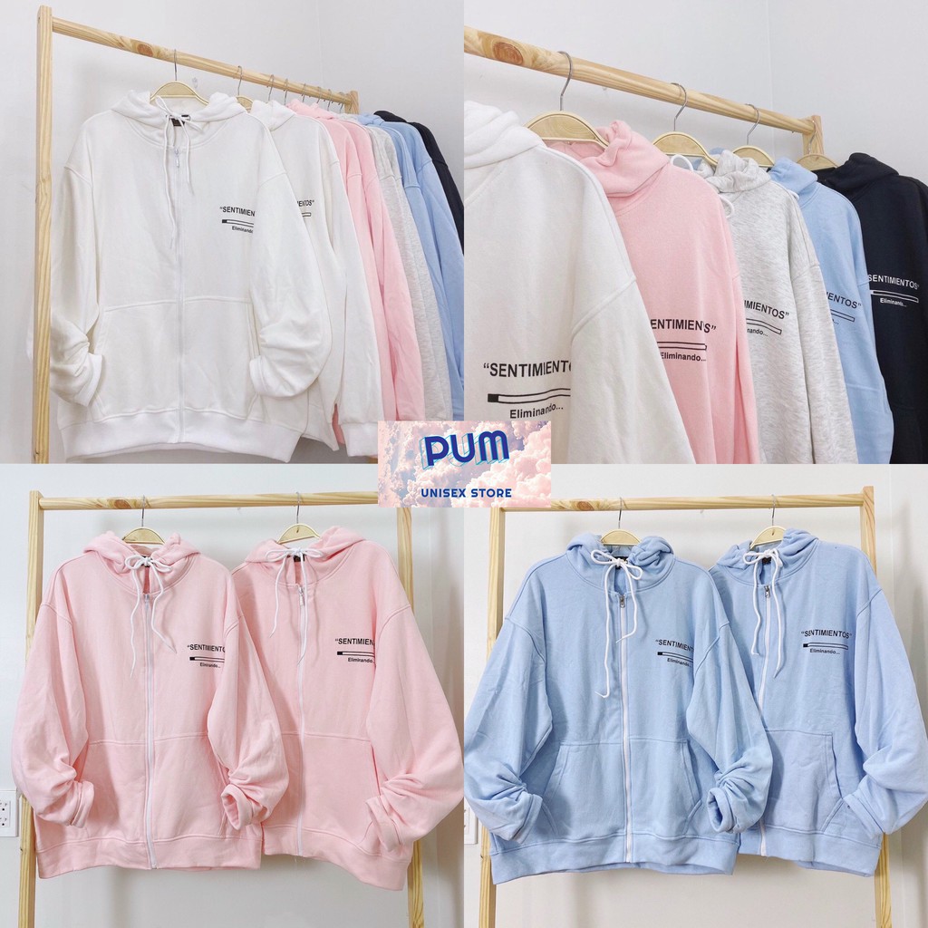 Áo khoác Hoodie Dây Kéo SENTI + Ảnh thật