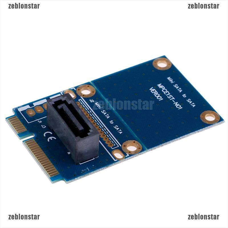 ❤star 1Pc mSATA PCI-e Express SATA SSD Slot To 7 Pin SATA HDD Convert Card Adapter ▲▲