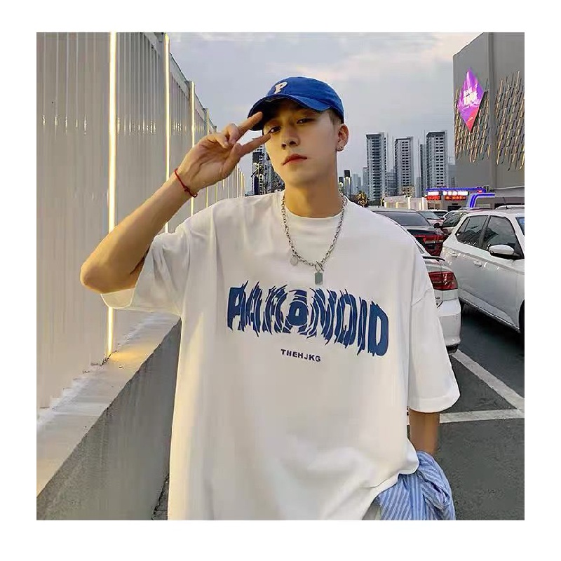 Áo Thun Tay Ngắn Thời Trang Phong Cách Hàn Năng Động Cho Nam