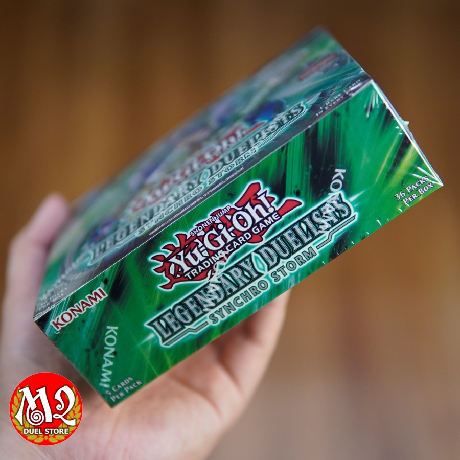 Hộp thẻ bài Yugioh Legendary Duelists Synchro Storm Booster Box - 36 Booster Pack Sealed Konami - Nhập khẩu Hoa Kỳ USA