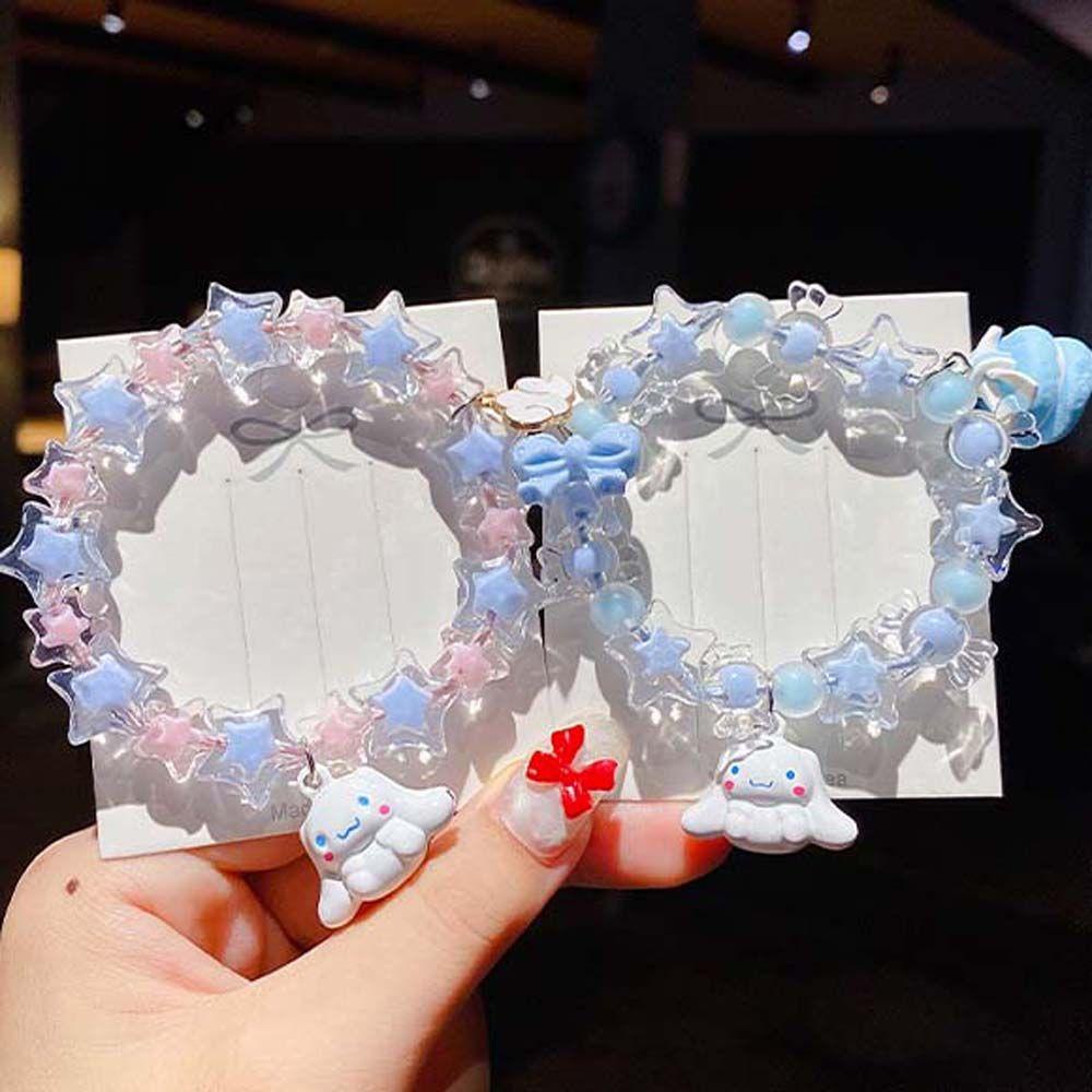 Vòng Đeo Tay Gắn Trang Sức Hình Chú Chó Tai To May Mắn Dễ Thương