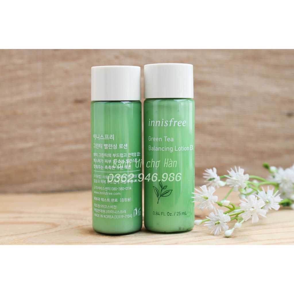 Sữa dưỡng Innisfree GREEN TEA BALANCING LOTION EX 25ml