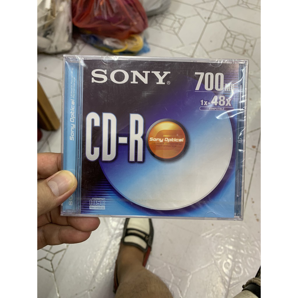 Đĩa CD-R Sony  48x 700mb hộp dầy