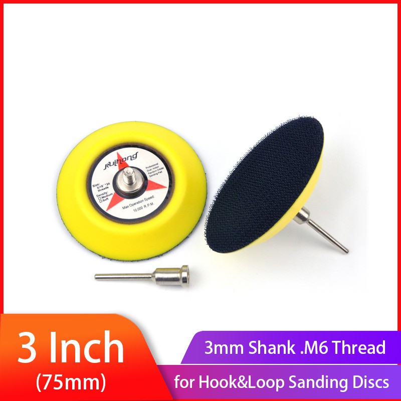 Miếng Đệm Đánh Bóng 3 Inch 3mm M6 Threa Cho Máy Mài Điện Dremel