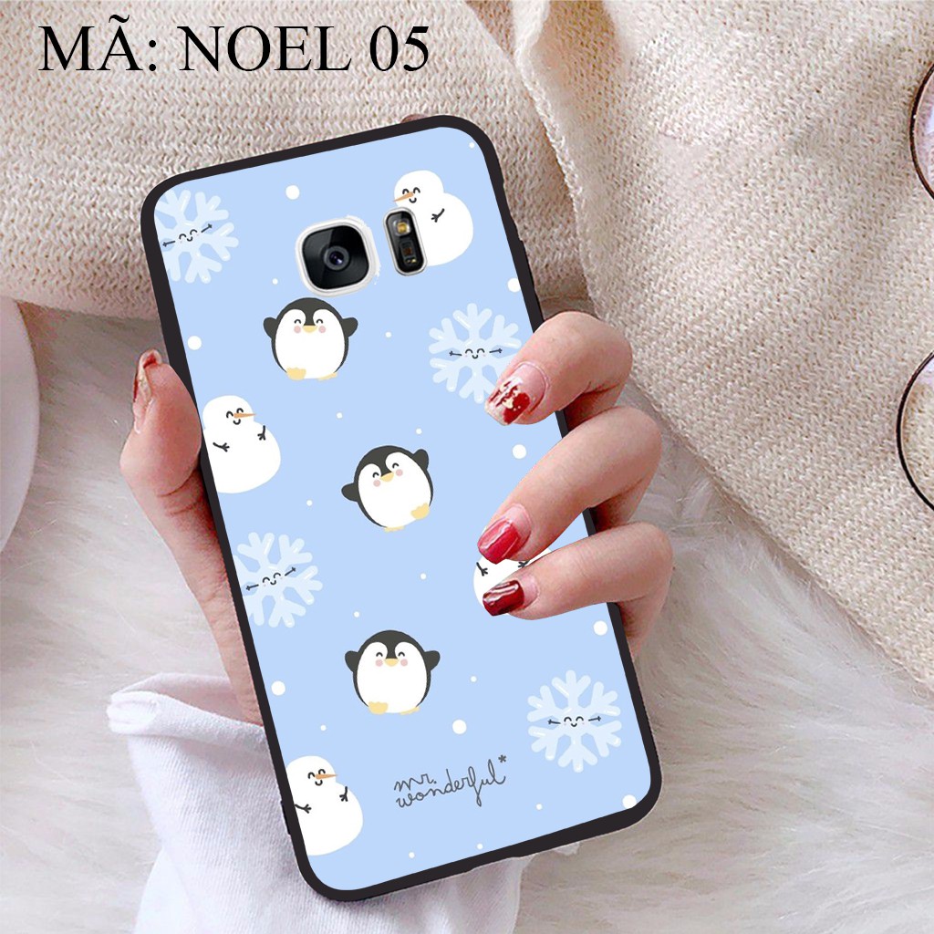 Ốp lưng Samsung S7 Edge viền dẻo TPU BST Giáng Sinh Vui Vẻ