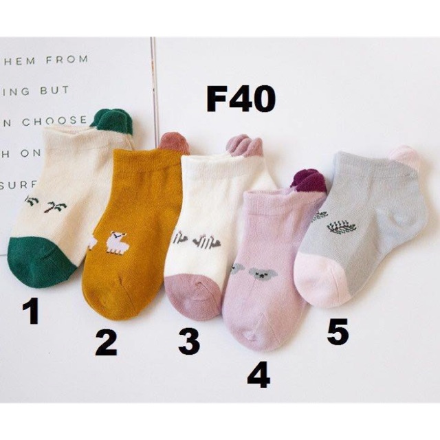 Set 5 đôi vớ baby kute