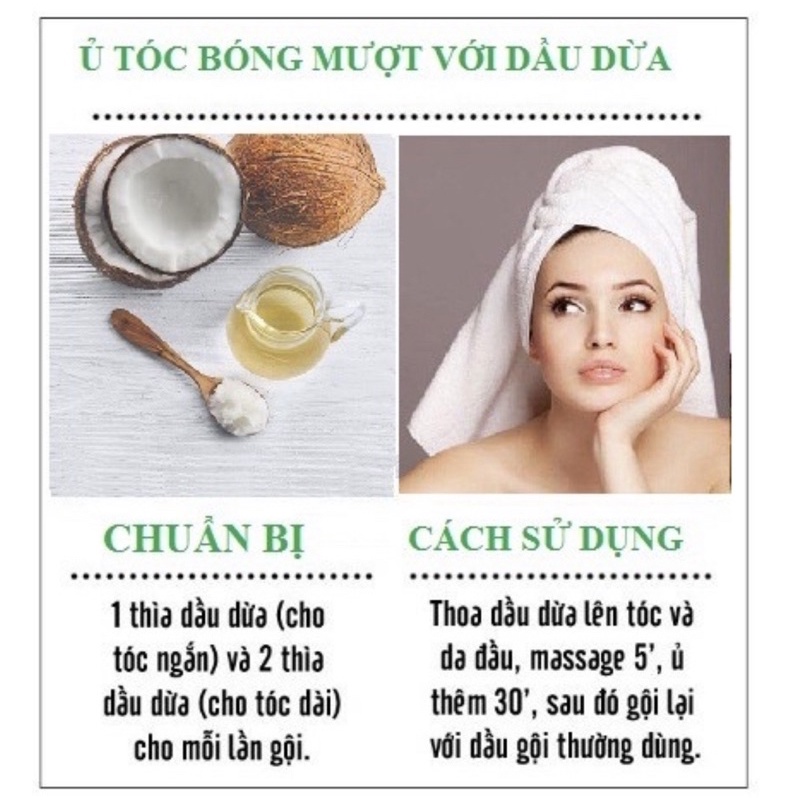 🌿 Dầu Dừa Làm Đẹp 100% Nguyên Chất Ép Lạnh Organic Vietcoco 30ml (Chính Hãng) 🌿