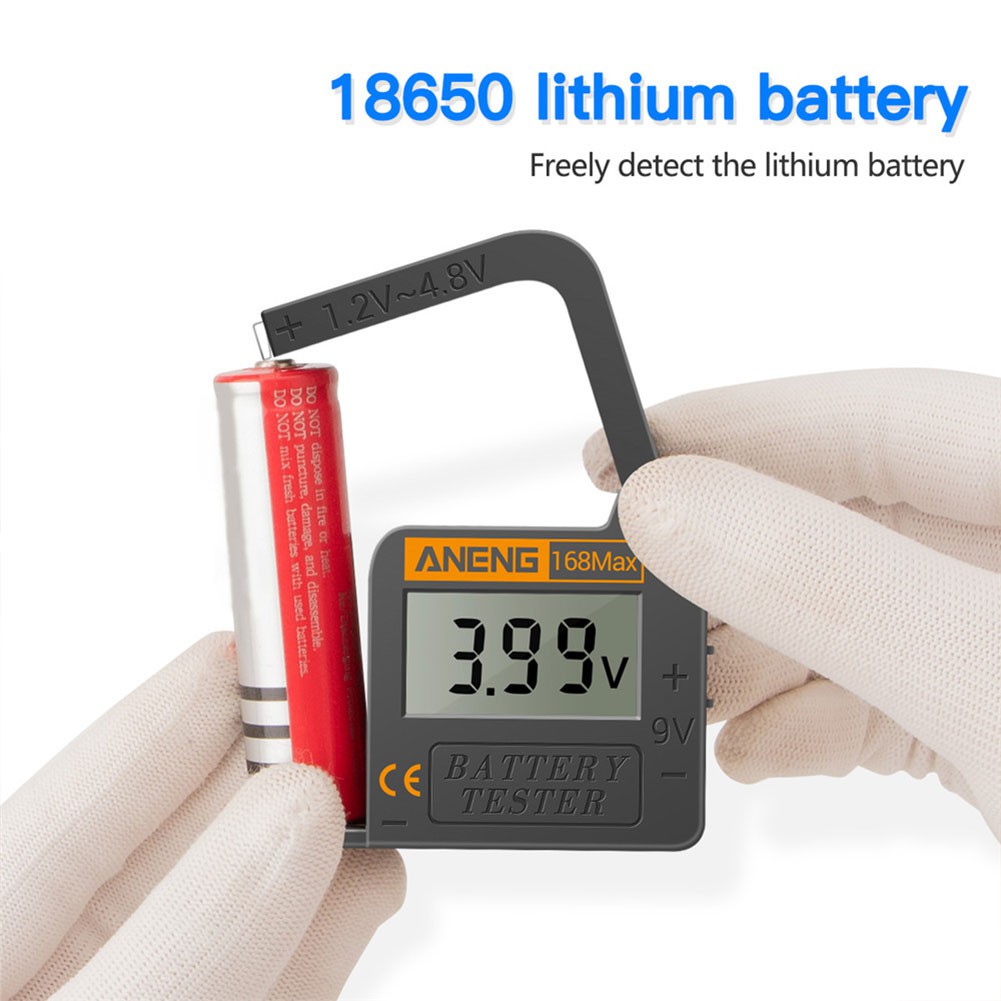 Máy Kiểm Tra Dung Lượng Pin Lithium 18650 Aa 9v 168max