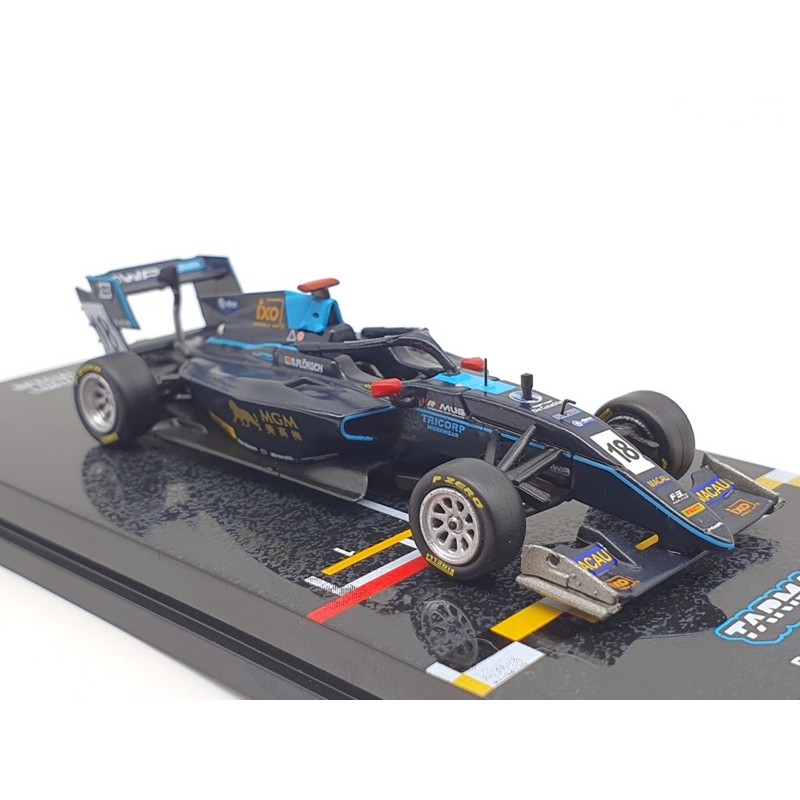 Xe Mô Hình Dallara Formula 3 Macau Grand Prix FIA F3 Word Cup 2019 Sophia Floersch 1:64 Tarmac Works (Đen)