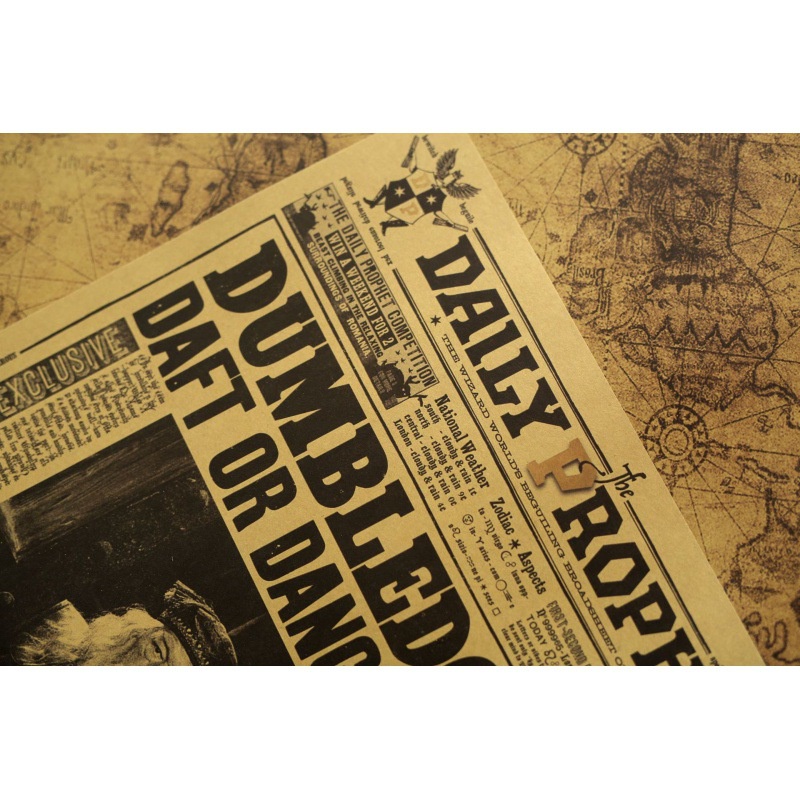 Áp Phích Hình Harry Potter Dumbledore B Type