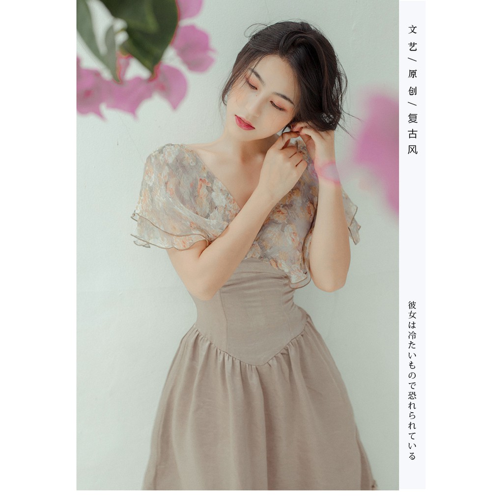 [719-019] Đầm tiểu thư vượt thời gian