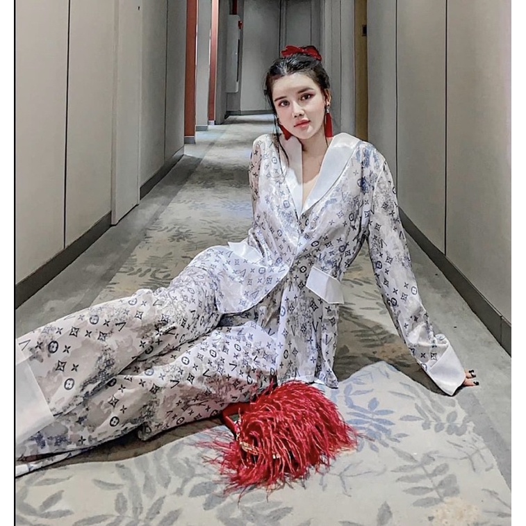 BỘ PYJAMA DÀI QUẢNG CHÂU CAO CẤP MÃ 054