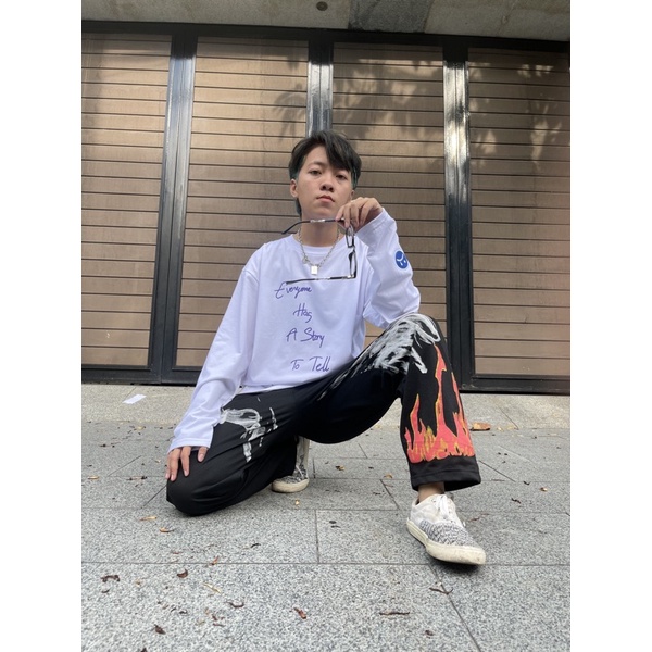 Áo tay dài Sad Story sadboiz logo thêu full tag Kun shop | BigBuy360 - bigbuy360.vn