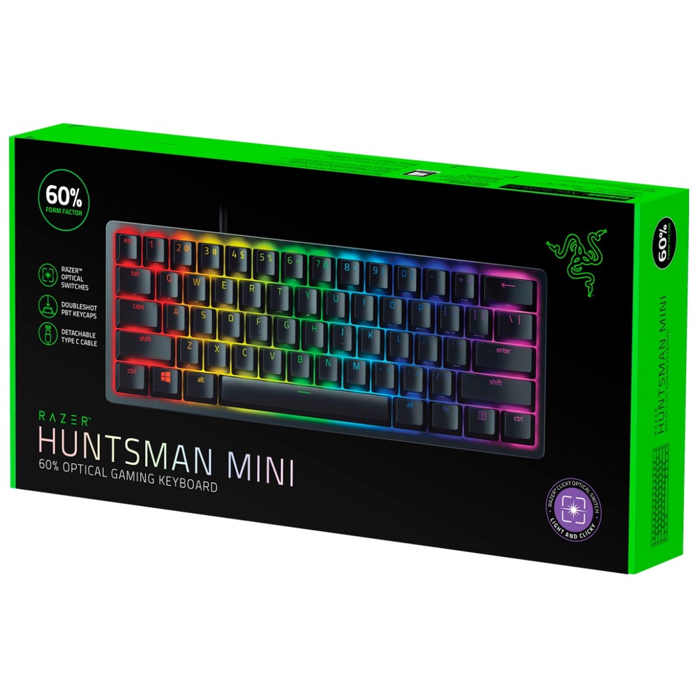 Bàn phím Razer Huntsman Mini 60% Optical Gaming Keyboard - Chính Hãng BH 24T