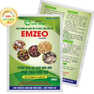 KHỬ MÙI HÔI CHẤT THẢI EMZEO