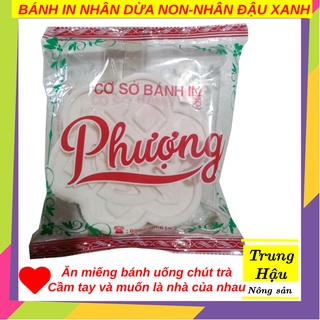 Bánh in nhân dừa non- nhân đậu xanh ít ngọt