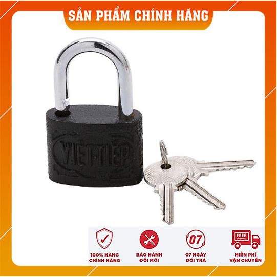 KHOÁ TREO GANG VIỆT TIỆP ĐỦ CỠ chống mài mòn an toàn cao hợp kim gang cao cấp