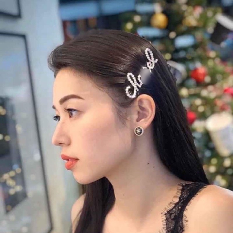 Kẹp mái xinh.kẹp tóc sau .kẹp X đính đá hót trend