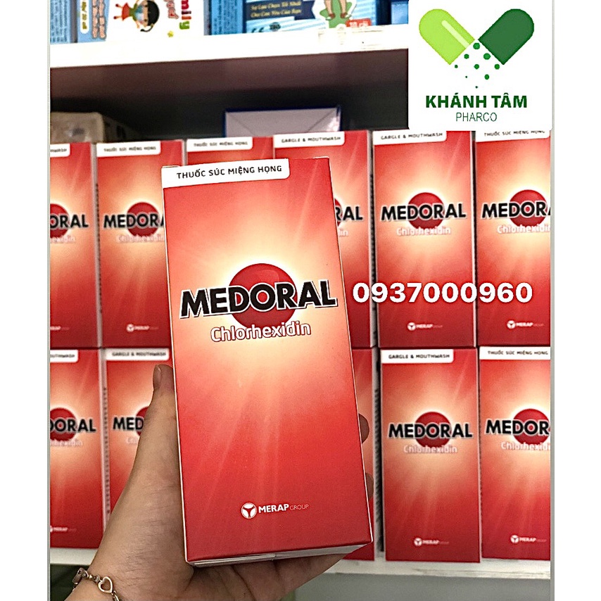 Nước súc miệng MEDORAL chai lớn 250ML