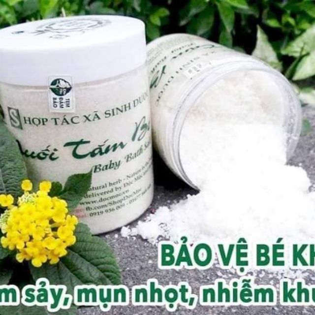 Muối tắm bé độc mộc 400g