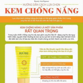 KEM CHỐNG NẮNG RIORI