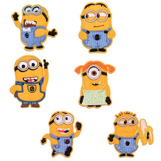 Sticker Ủi, Miếng Patch Ủi Trang Trí Quần Áo, Mũ Nón, Giày Vải Mẫu Minion