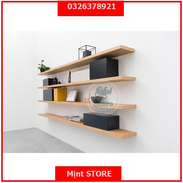 [Kệ trang trí gỗ MDF] - Kệ treo tường gỗ mdf, gỗ tự nhiên Mịnt STORE THÔNG TIN CHI TIẾT Kệ trang trí được làm bằng gỗ tự