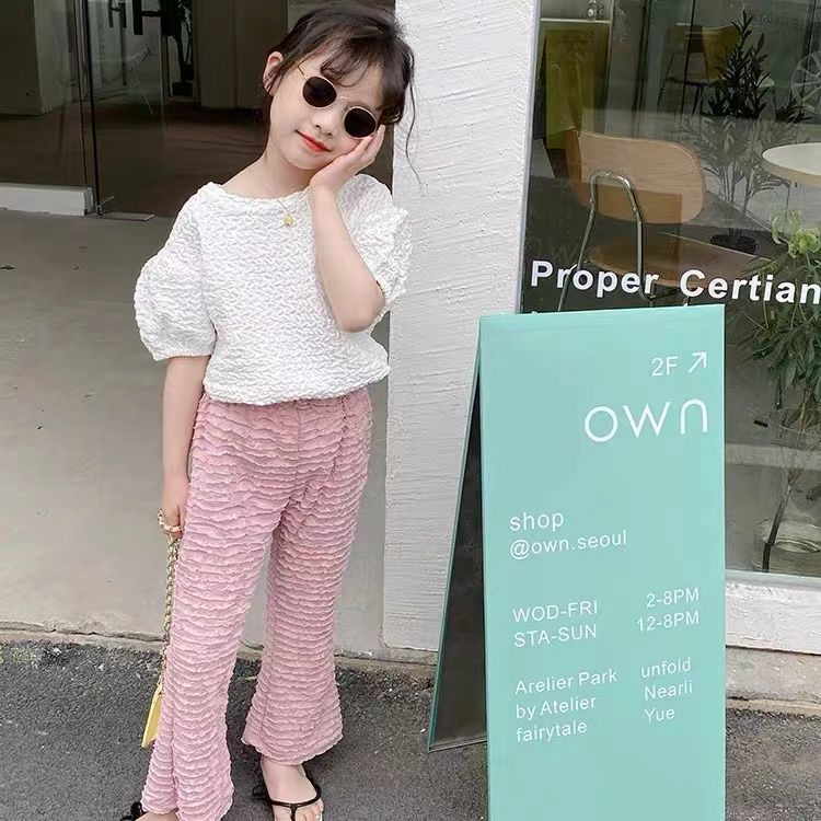 Quần ống rộng Thiết Kế Mỏng Thời Trang Mùa Hè Mới Dành Cho Bé Gái 2022