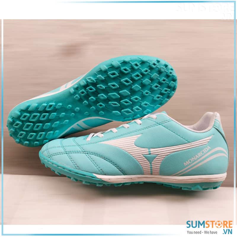 Winbro – Giày Đá Banh Mizuno Ngọc (Đã May Full Đế) - Giày Đá Bóng Thể Thao Nam Nữ Mới Đẹp
