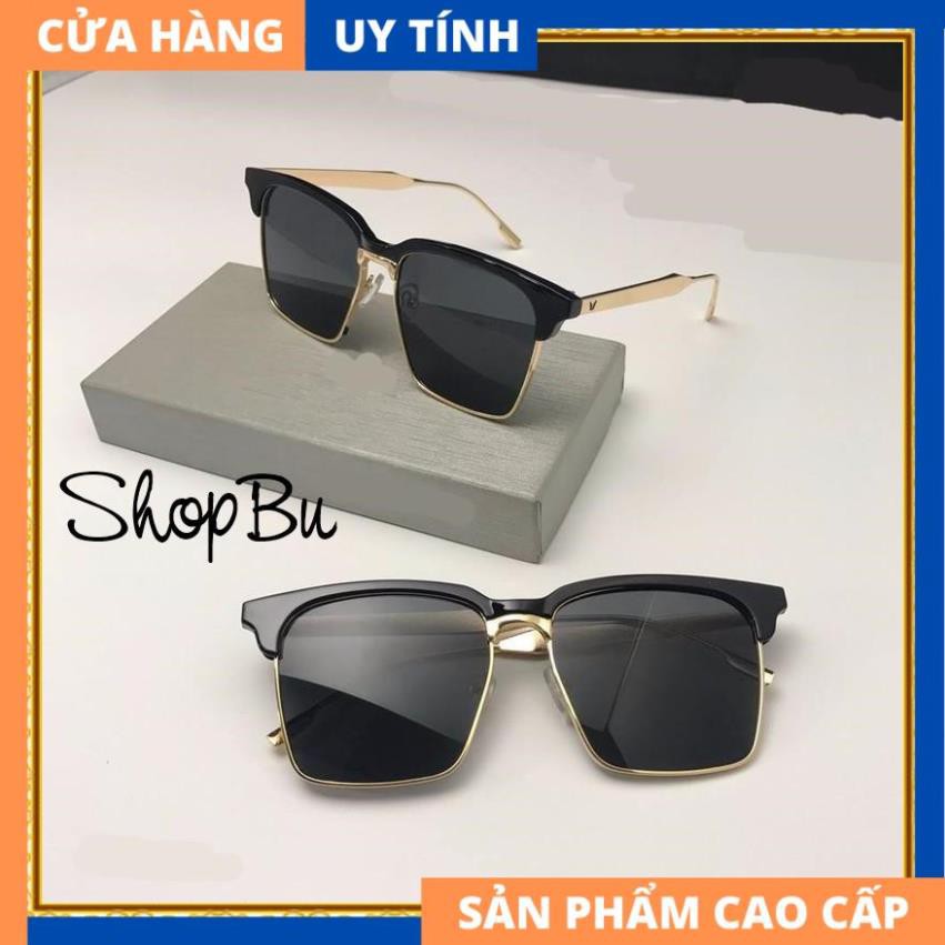 Kính râm V 2017 VUÔNG GỌNG VÀNG NAM NỮ [HÀNG VIP NHƯ HÌNH]