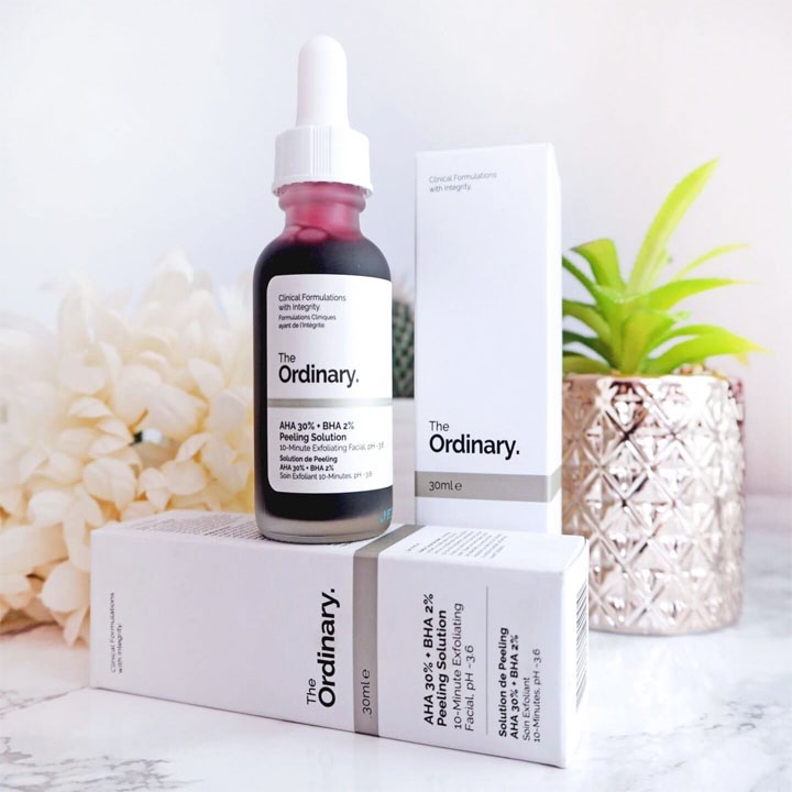 Peel da the ordinary 30ml, tinh chất tẩy tế bào chết hóa học cho da dầu mụn da nhạy cảm