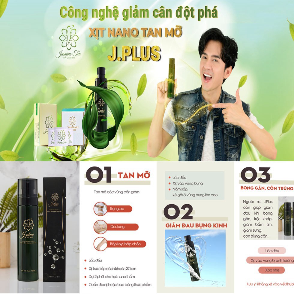 Siêu Phẩm đánh tan M.Ỡ xịt NANO J-Plus giảm cân siêu tốc HIỆN NAY giá tốt