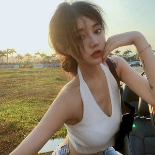 ORDER ÁO CROPTOP LEN CỔ YẾM (KÈM VIDEO HÌNH THẬT)