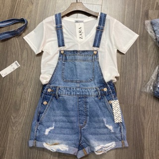 Quần Yếm Jean BDG Xuất Xịn Dư