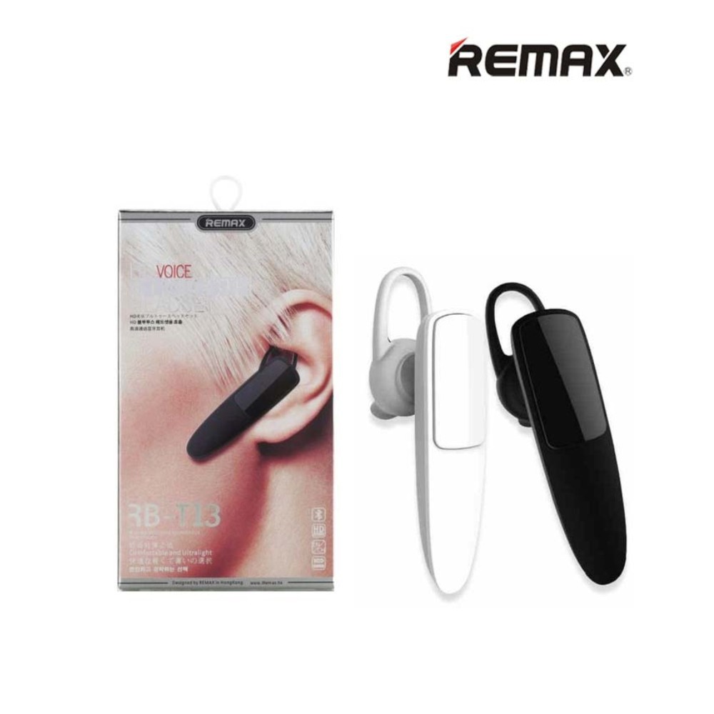 Tai nghe Bluetooth Remax RB-T13 - Kết Nối Chuẩn Bluetooth - Kiểu Dáng Hiện Đại