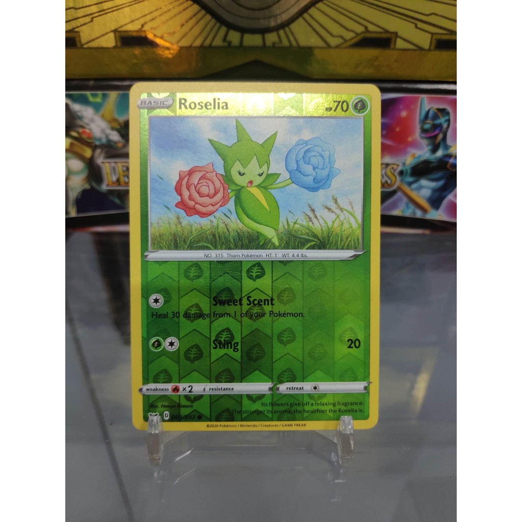 [ Dưa Hấu Yugioh ] Lá bài thẻ bài Pokemon Roselia