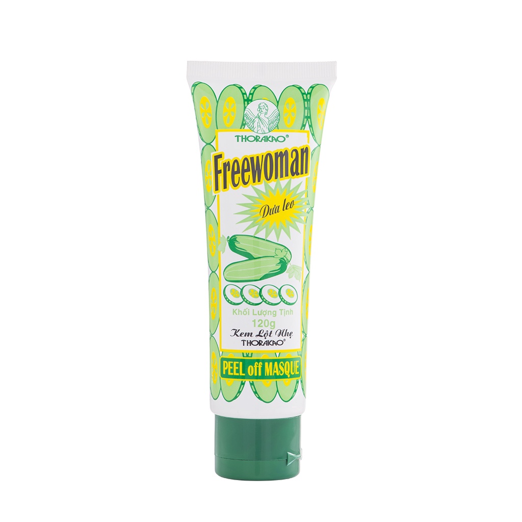 Gel lột mụn THORAKAO Freewoman Peel Off Masque 120g (Chiết xuất Dưa Leo)