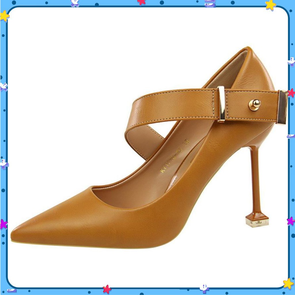 Giày cao gót thời trang cao cấp cao 8p hot trend LNC39
