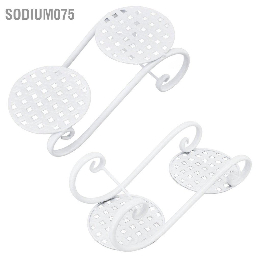 Sodium075 2 cây hoa sắt đứng đa chức năng Giá đỡ chậu mini cho sân vườn Phòng khách Góc Ban công và ngủ