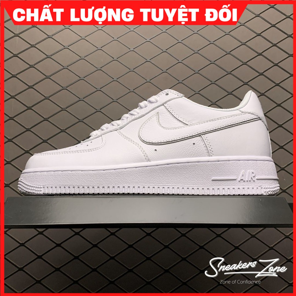 Giày Thể Thao AIR FORCE 1  Classic Full Trắng Siêu Hot Cho Nam Và Nữ Sneakers World