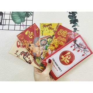 [ TẶNG MÈO/ TRÂU THẦN TÀI ] 30 Bao Lì Xì 2020 Mẫu Truyền Thống [ĐƯỢC CHỌN MẪU]  - SHOP MẸ TÁO