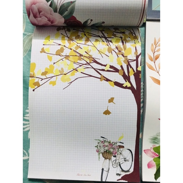 Sổ Caro luyện chữ đẹp- giấy siêu dày, hình siêu đẹp