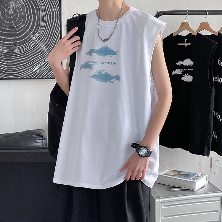 Áo Thun Ba Lỗ Thể Thao Oversize Thời Trang Dành Cho Nam Size M-5XL