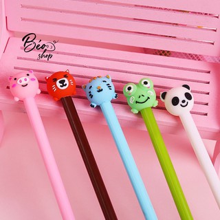 Bút viết nước gắn hình thú silicon đáng yêu