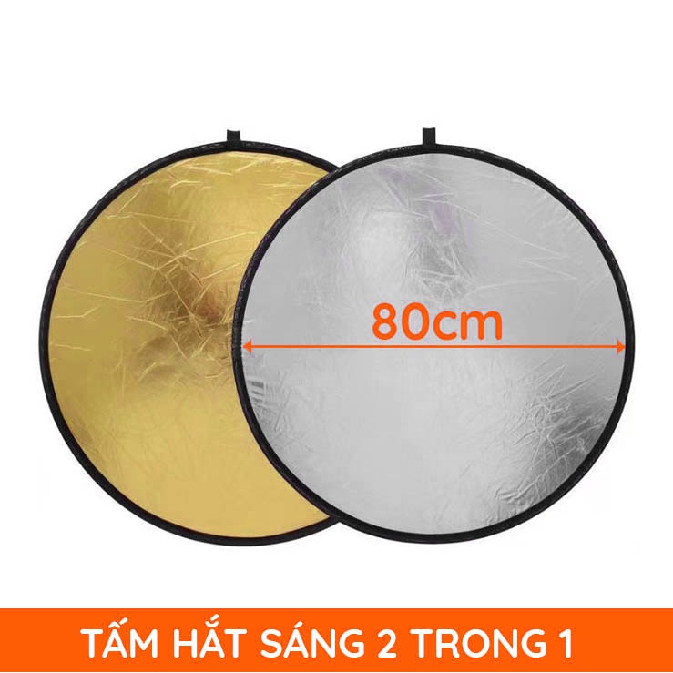 [Phụ Kiện Chụp Ảnh] Tấm hắt sáng 2 trong 1 nhiều kích thước (30cm - 60cm - 80cm - 110cm)