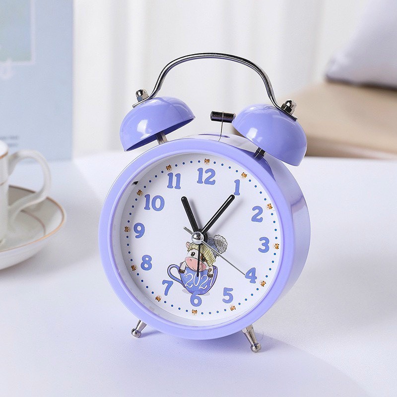 Đồng Hồ Báo Thức Để Bàn Có Chuông Reo Và Đèn LED
