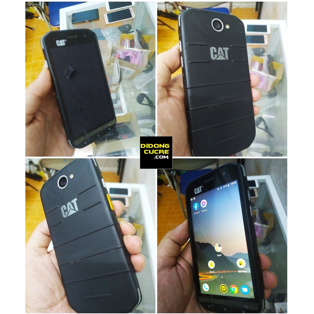 (CHƠI GAMES - GIÁ RẺ) Điện Thoại Caterpillar CAT S48C Chống Nước Chống Va Đập - 4Gb/32Gb - Pin 4000 - 100% Tiếng Việt