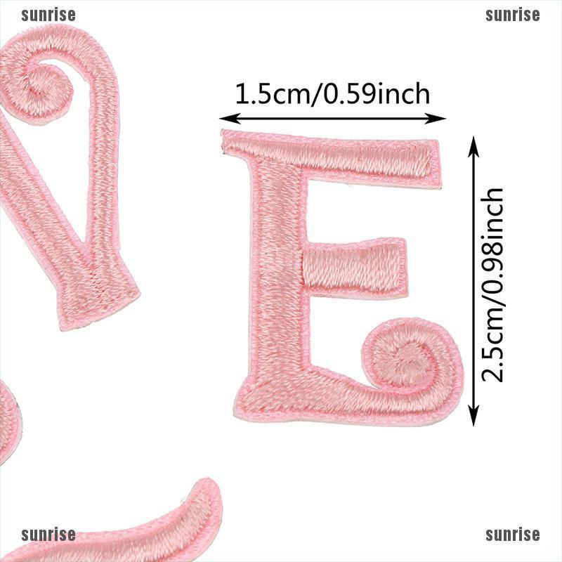 Miếng thêu dán quần áo thủ công hình 26 chữ cái sáng tạo | BigBuy360 - bigbuy360.vn