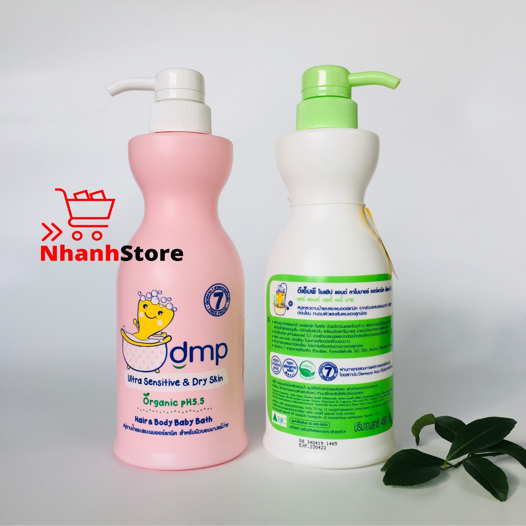 Sữa Tắm Gội Toàn Thân Dermapon 480ml Cho Bé - Thái Lan