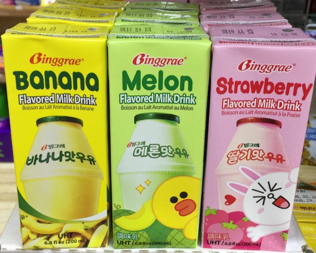 Lốc 6 hôp sữa chuối Bingrea nhập khẩu Hàn Quốc